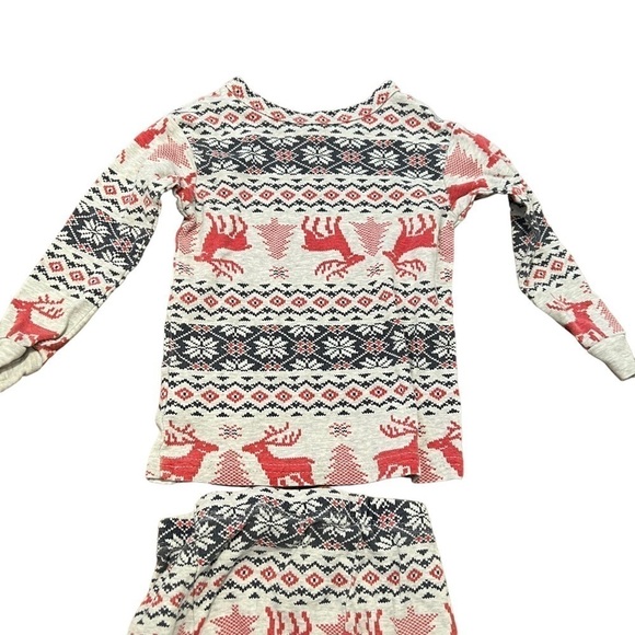 Baby Gap Pajama Set Fair Isle Gray - Picture 7 of 11